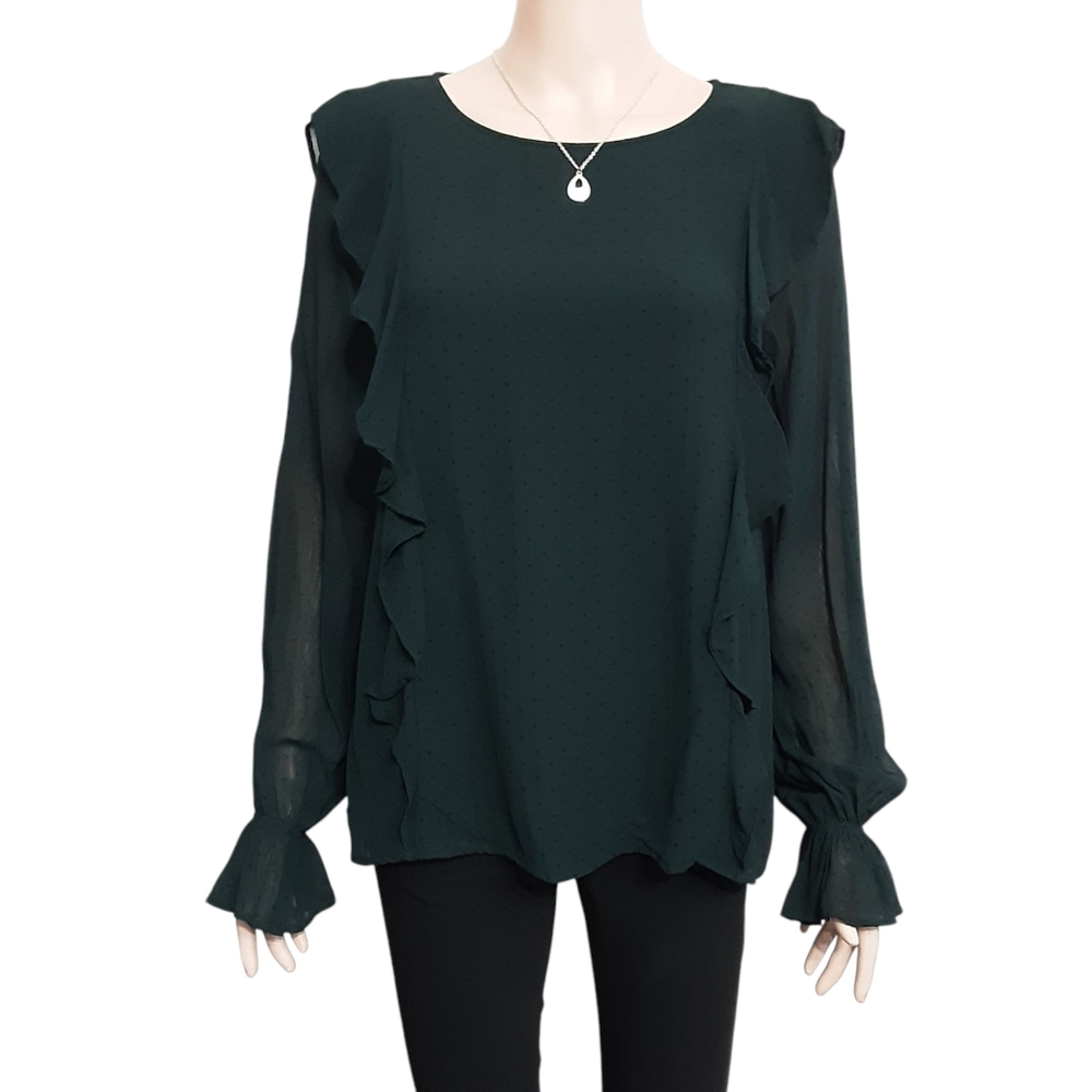 Sanctuary Draped Blouse Womens Medium